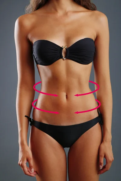 Slim body concept — Stock Photo, Image