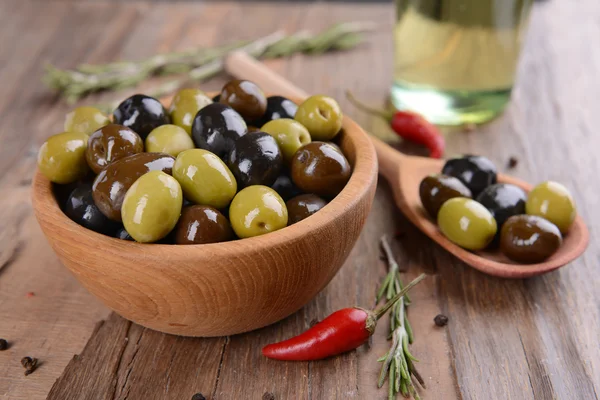 Different marinated olives — Stock Photo, Image