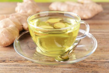 Limonlu zencefil çayı