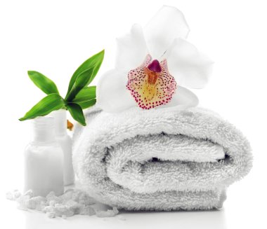 beyaz izole spa ayarı