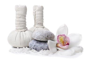 beyaz izole spa ayarı