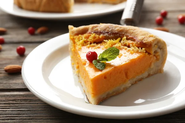 Pumpkin pie — Stock Photo, Image