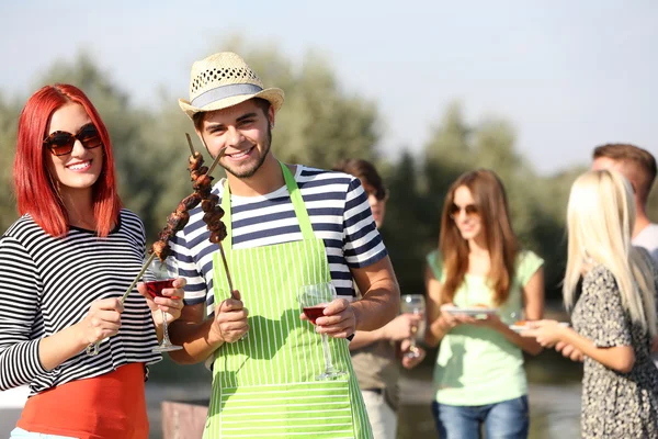 Young friends on rest — Stock Photo, Image