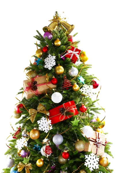 Geschmückter Weihnachtsbaum — Stockfoto