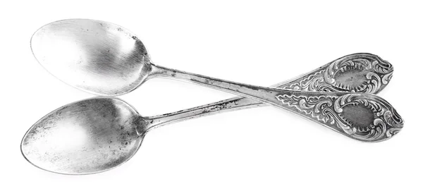Silver Spoons for food — Stock Photo, Image