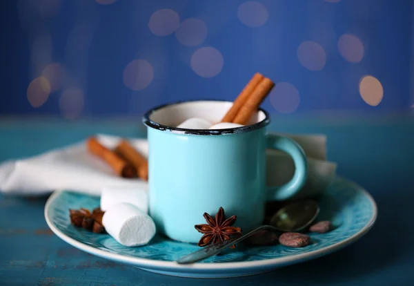 Чашка горячего какао — стоковое фото