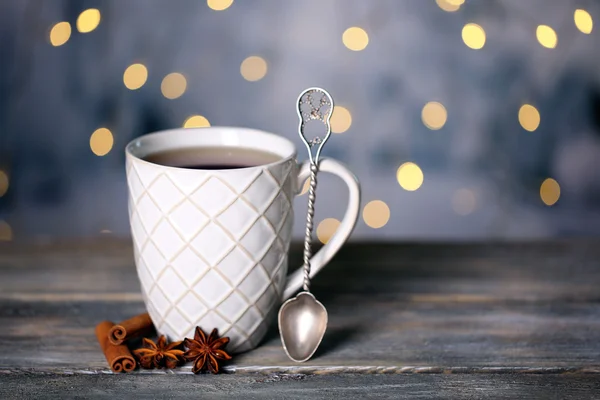 Tazza di tè caldo gustoso — Foto Stock