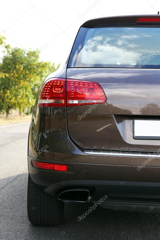 Car on road