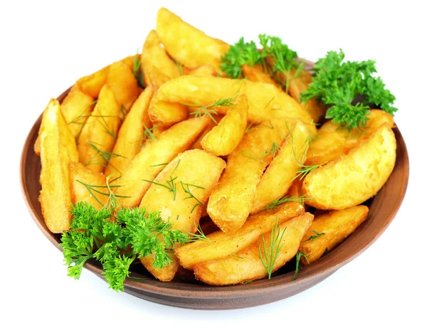 Домашний жареный картофель — стоковое фото