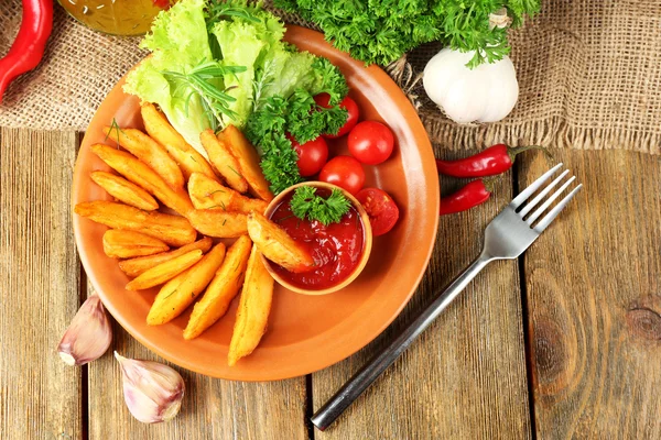 Homemade fried potato — Stock Photo, Image