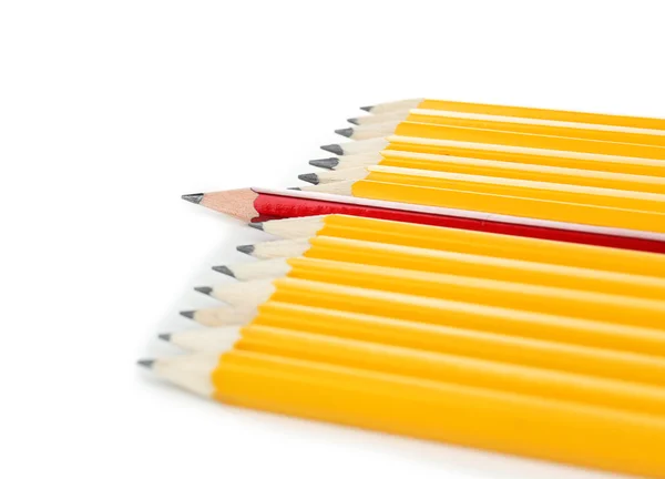 Um lápis vermelho — Fotografia de Stock