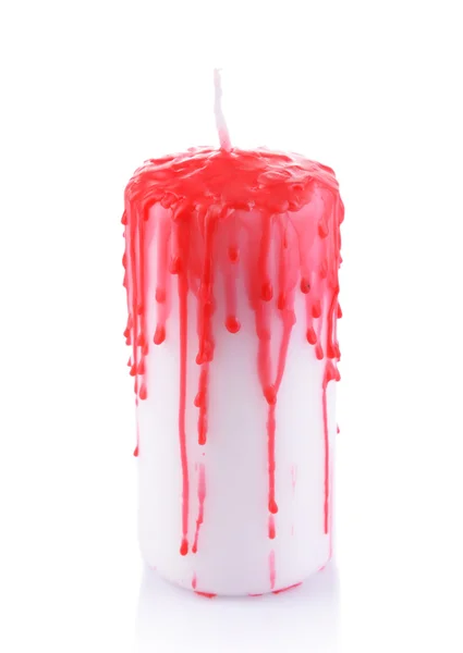 Bloody candle for Halloween holiday — Stock Photo, Image