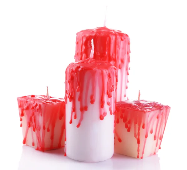 Bloody candles for Halloween — Stock Photo, Image