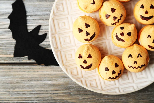 Chutné macaroons Halloween — Stock fotografie