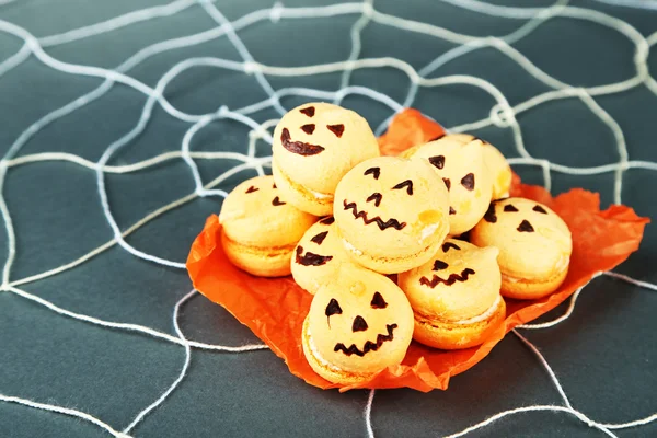 Macarons savoureux Halloween — Photo