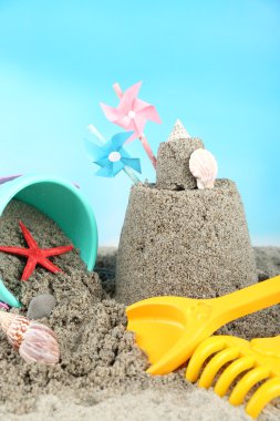 Sandcastle kum plajındaki
