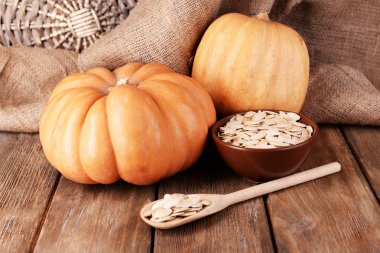 sonbahar kabaklar ve tohum