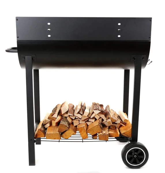 Griglia barbecue isolato su bianco — Foto Stock