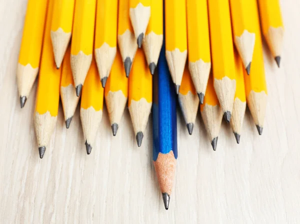 Individuality concept. Pencils close-up — Stock Photo, Image