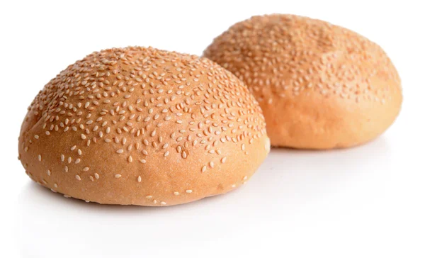 Fresh bread isolated on white — Stock Photo, Image