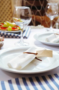 Deniz Tema Restoran Tablo ayarı