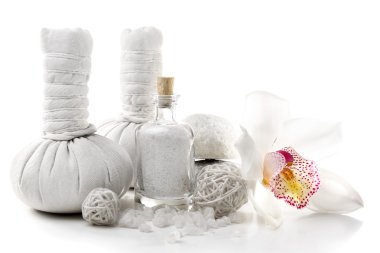 beyaz izole spa ayarı