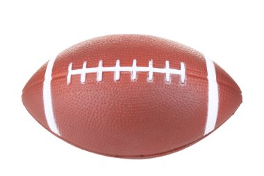 Beyaz izole Rugby topu