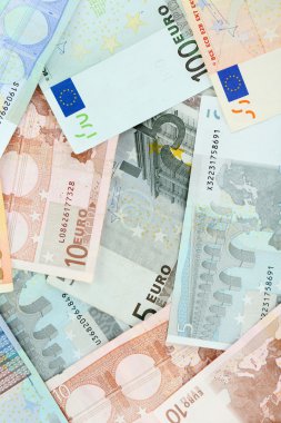 renkli euro banknot
