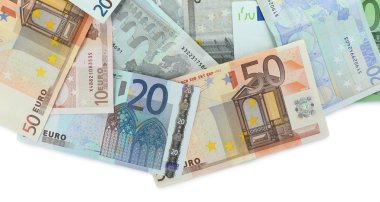 renkli euro banknot