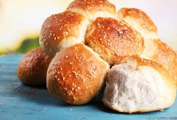 ゴマとおいしいパン — ストック写真