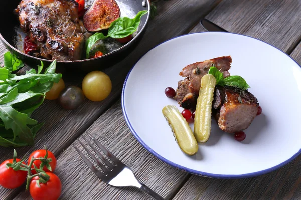 Bife de borrego grelhado — Fotografia de Stock