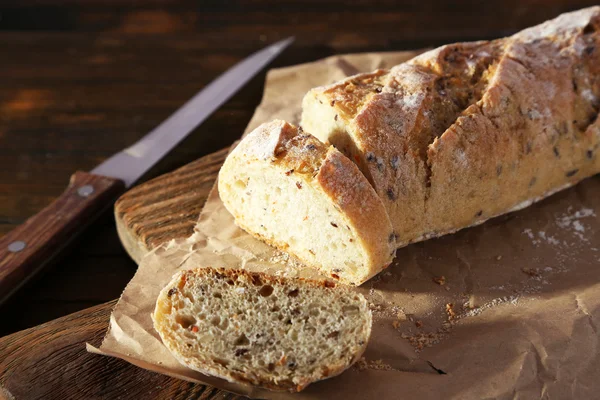 Diiris roti putih — Stok Foto