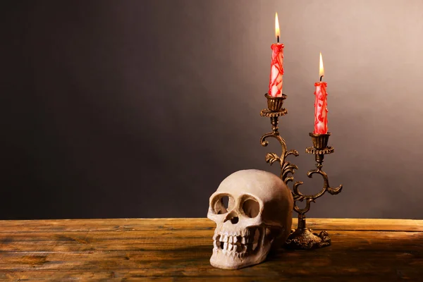 Bloody candles for Halloween — Stock Photo, Image