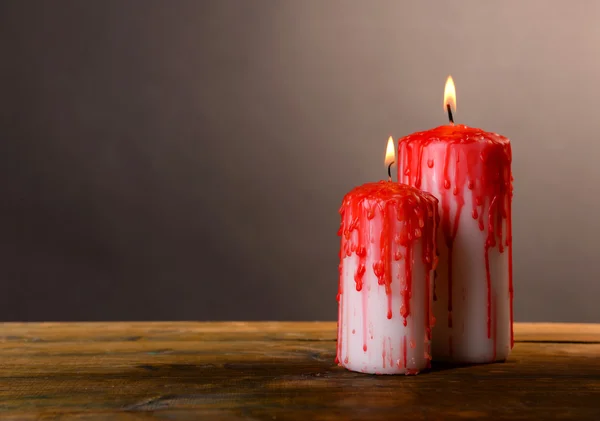 Candele insanguinate per Halloween — Foto Stock