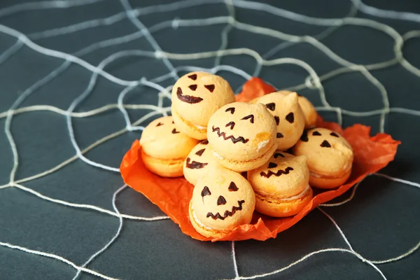 Macarons savoureux Halloween — Photo