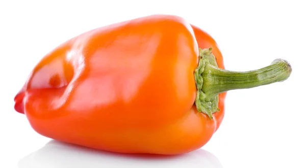 Orange pepper isolated on white — Stock Photo, Image