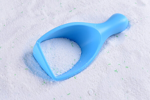 Washing powder close-up