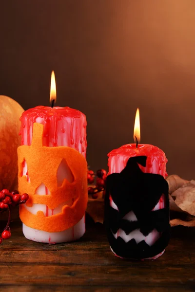 Composición de las decoraciones de Halloween — Foto de Stock