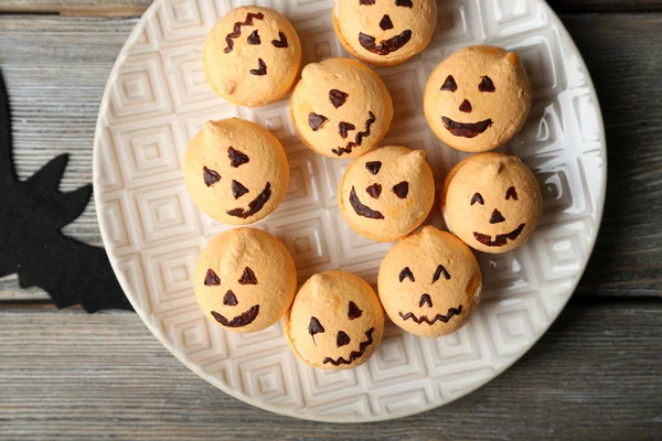 Chutné macaroons Halloween — Stock fotografie