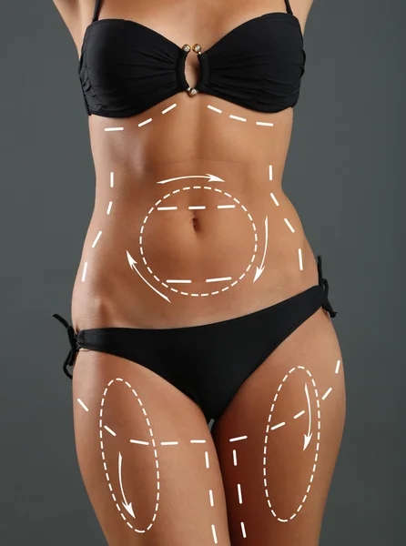 Concepto de cuerpo delgado — Foto de Stock