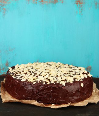 Badem lezzetli çikolatalı kek