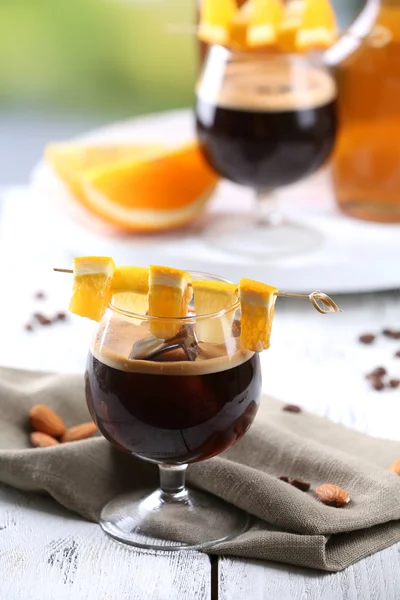 Espresso cocktail geserveerd — Stockfoto