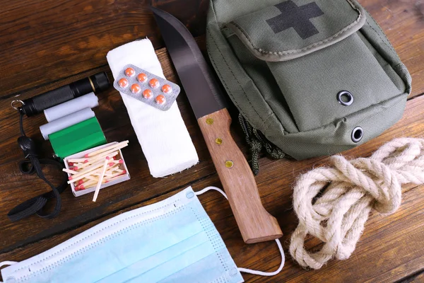 Equipo de preparación de emergencia — Foto de Stock