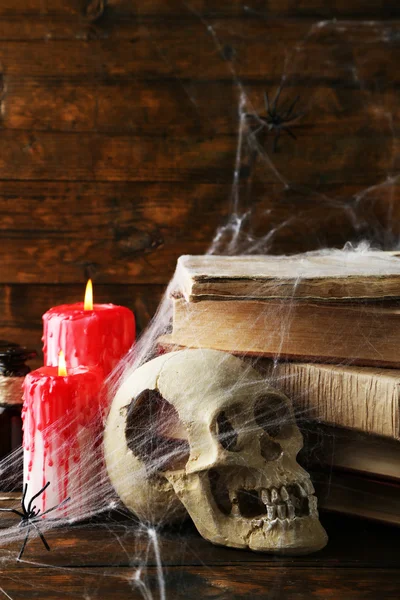 Terribile natura morta per Halloween — Foto Stock