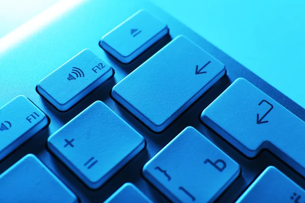 现代笔记本电脑的键盘 — 图库照片