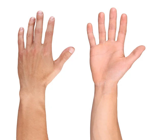 Bărbați gesturi de mână — Fotografie, imagine de stoc