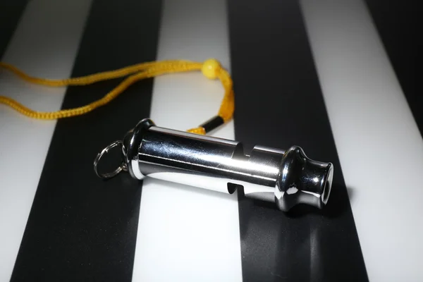 Sport metal whistle — Stock Photo, Image