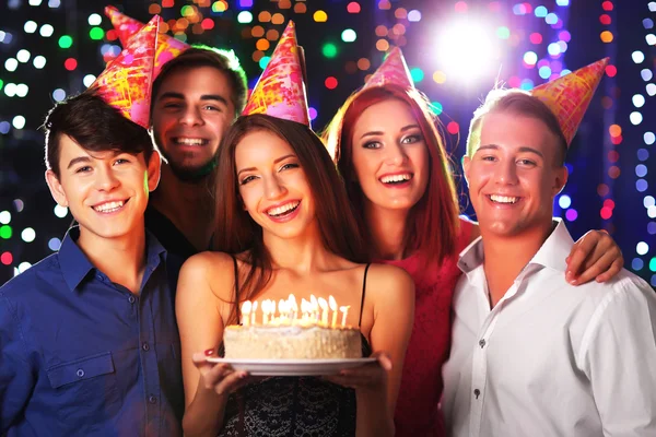 Birthday party in club — Stock Photo, Image