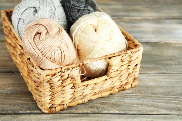 バスケットの編み糸 — ストック写真