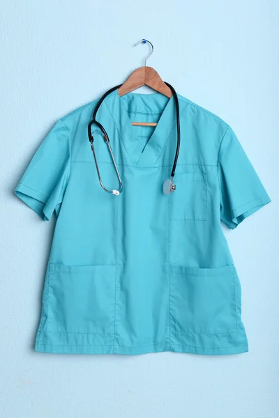 Doctor shirt with stethoscope — Stock Photo, Image